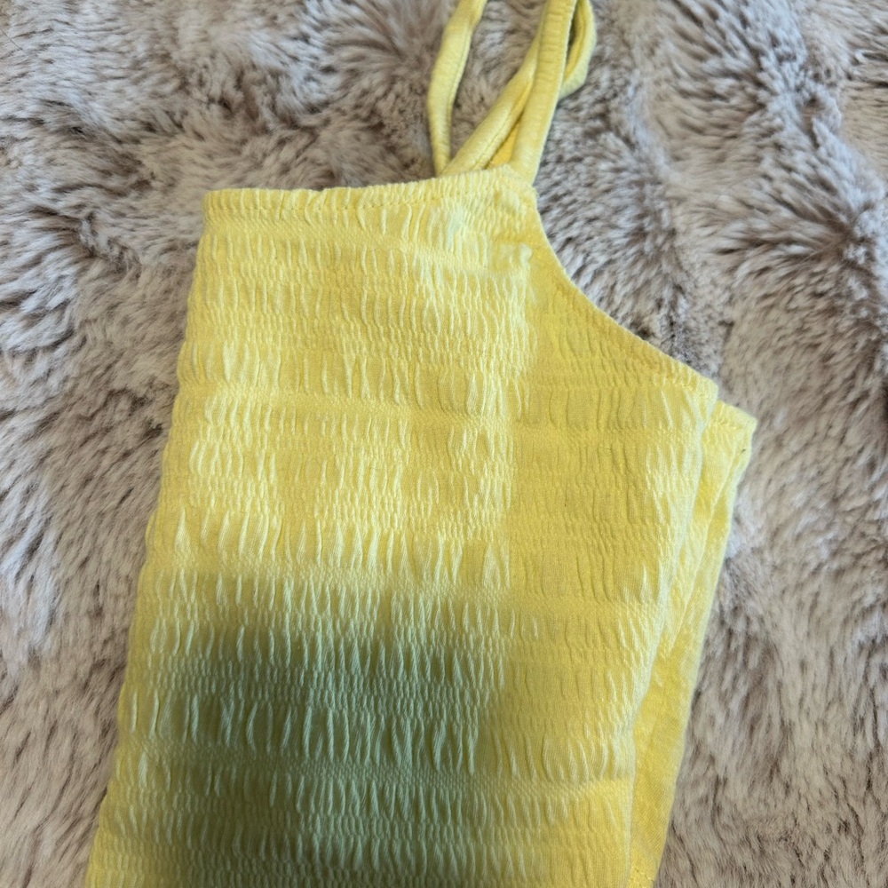 Yellow tank top